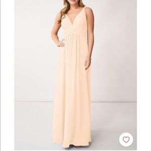 Azazie Pearl Pink Bridesmaid Dress - “Maren” Style - Size A18